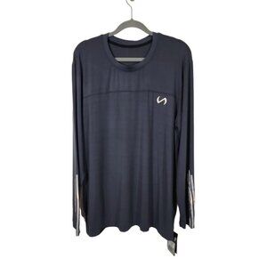 TLF LEAGUE‎ LONG SLEEVE T-SHIRT in Blue - Size XL